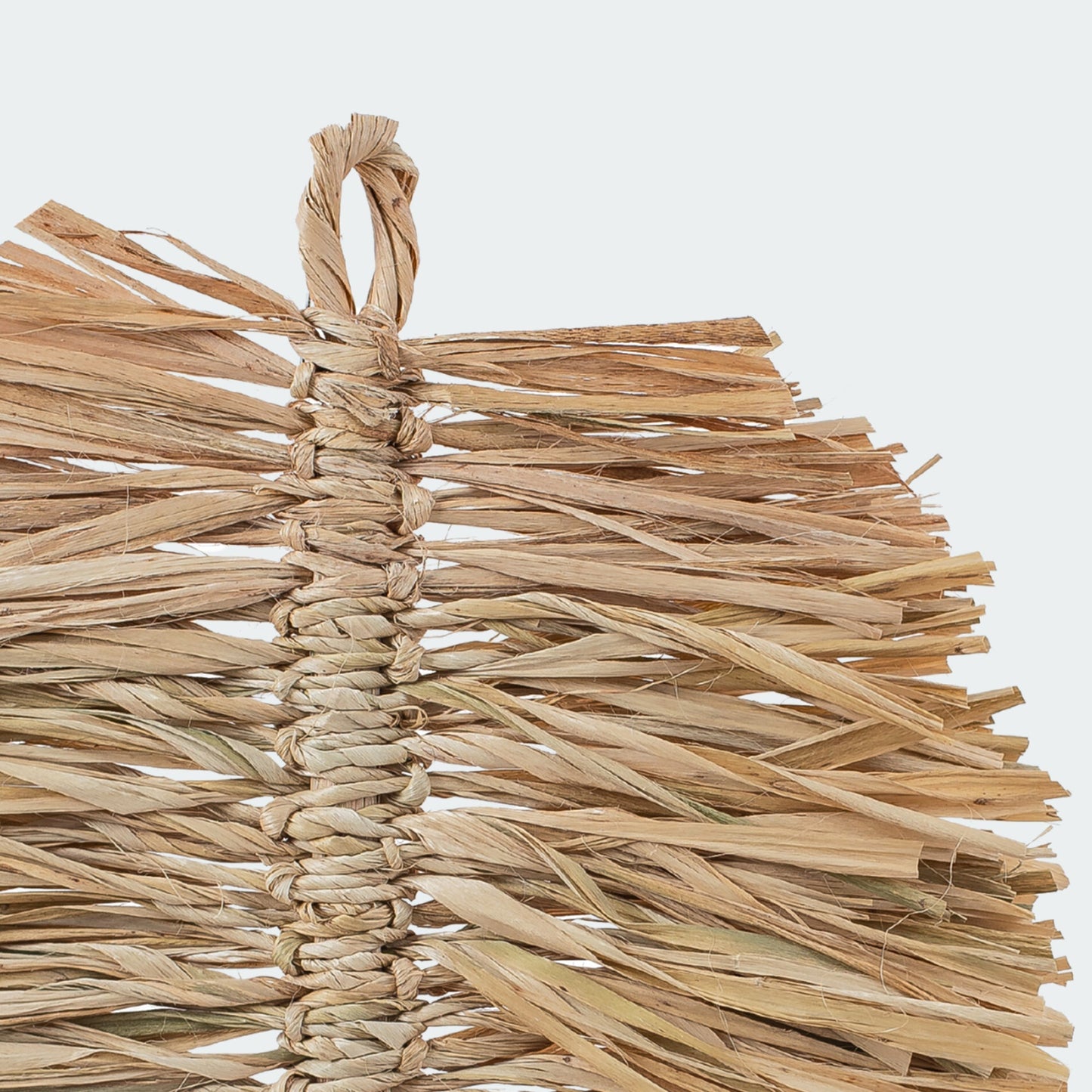 Seagrass Leaf-Shaped Wicker Wall Decor Set