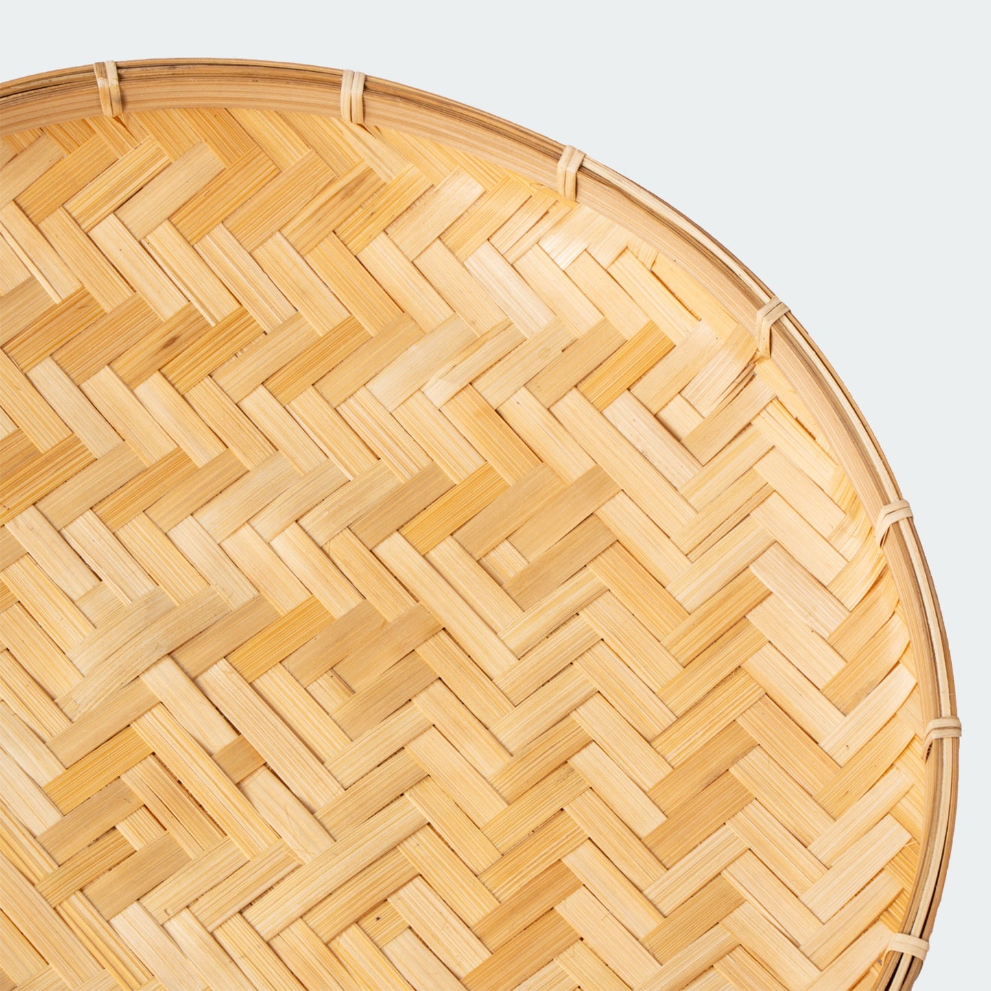 Textural Contrast Circular Wall Basket Set of 7