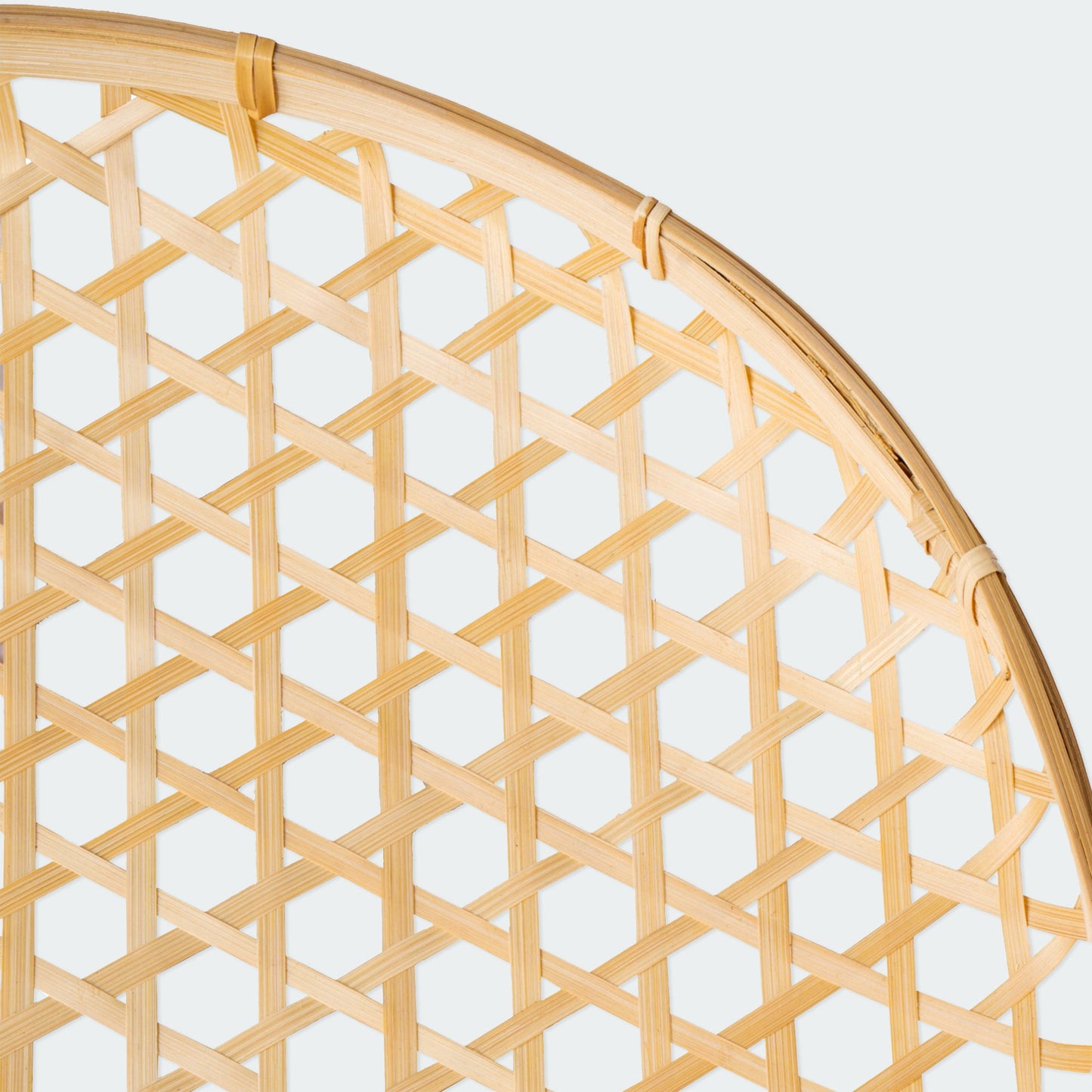Textural Contrast Circular Wall Basket Set of 7