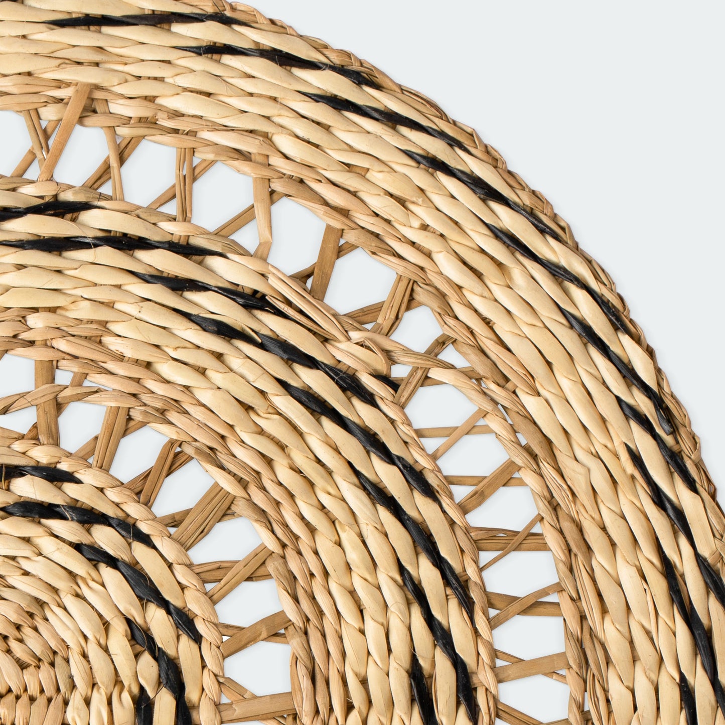 Varied-Textured Spiral Wall Basket Decor Set