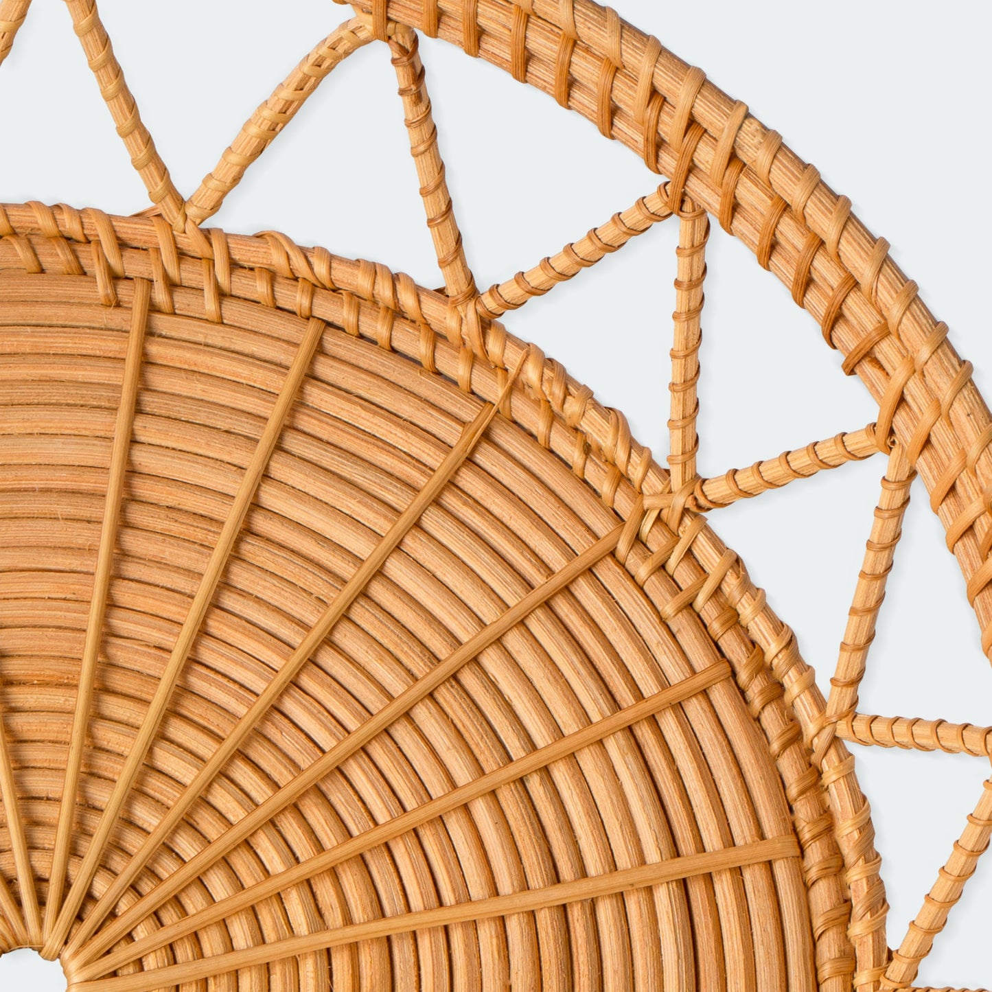 Varied-Textured Spiral Wall Basket Decor Set