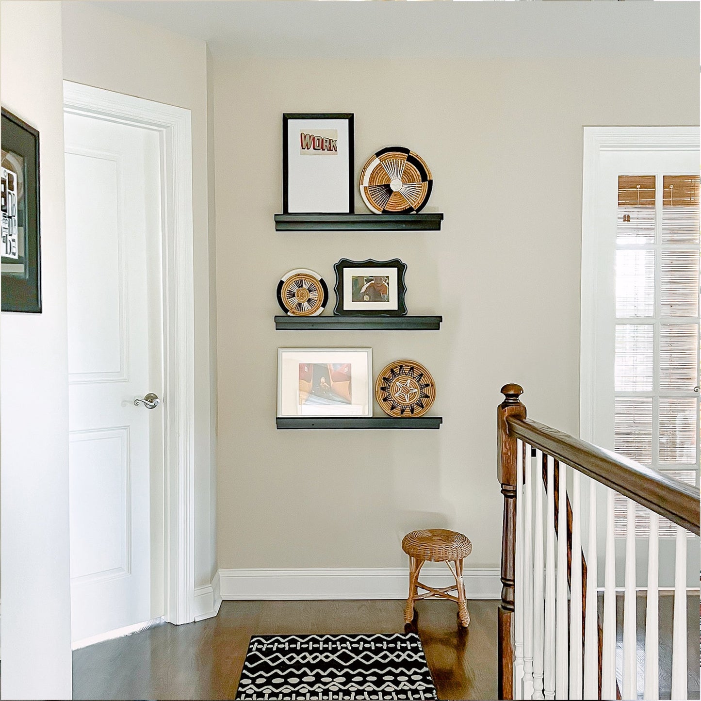 Bold Geometric and Star Wall Basket Decor Set