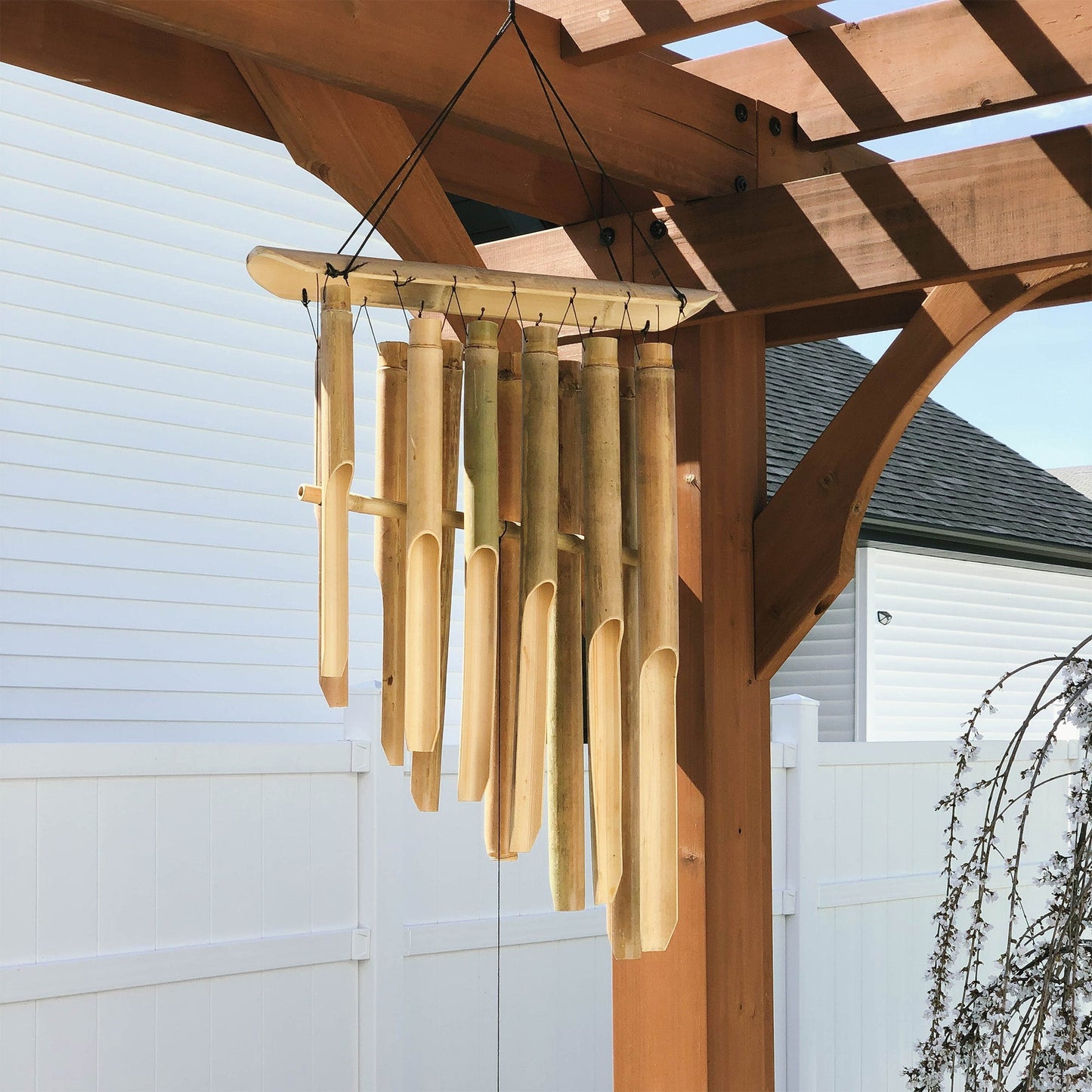 Large Bamboo Wind Chime 12 Tubes