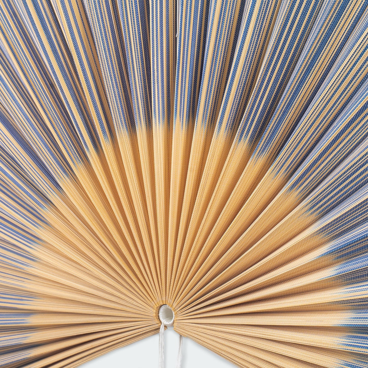 Purple Bamboo Folding Fan Wall Decor